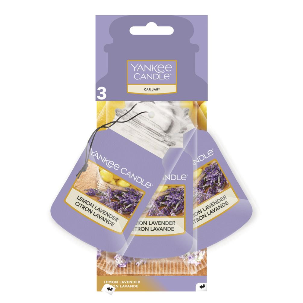Yankee Candle Lemon Lavender Car Jar  Air Freshener (Pack of 3) £6.29
